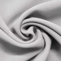 Stretch Gabardine Stoff Silbergrau