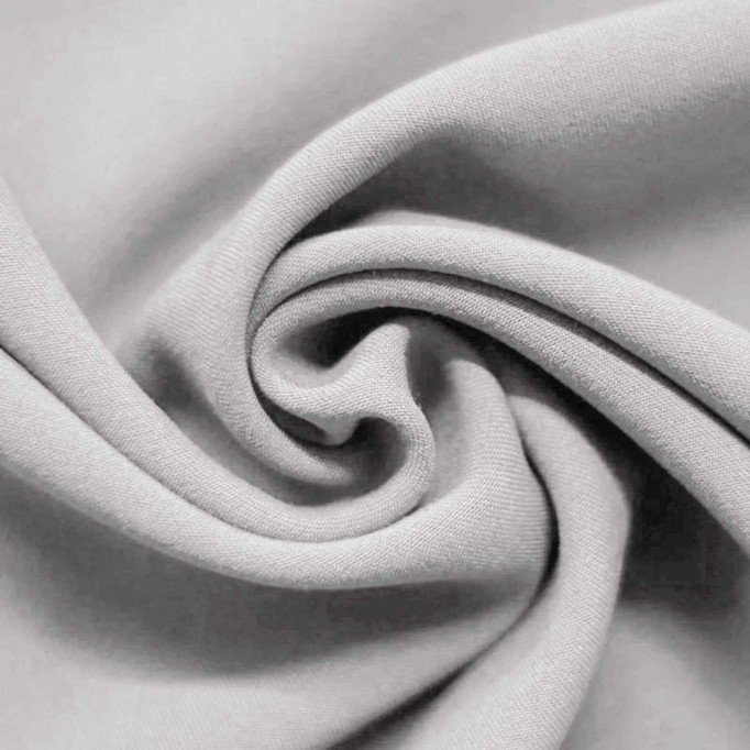 Stretch Gabardine Stoff Silbergrau - (Gabardine Stoffe )