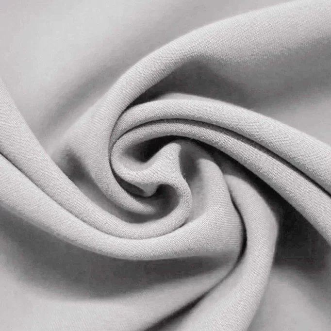 Tessuto Gabardine Stretch Grigio Argento - (Tessuto Gabardine )