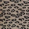 Leopard Teddystoff Dunkel Beige  - (Teddystoffe)