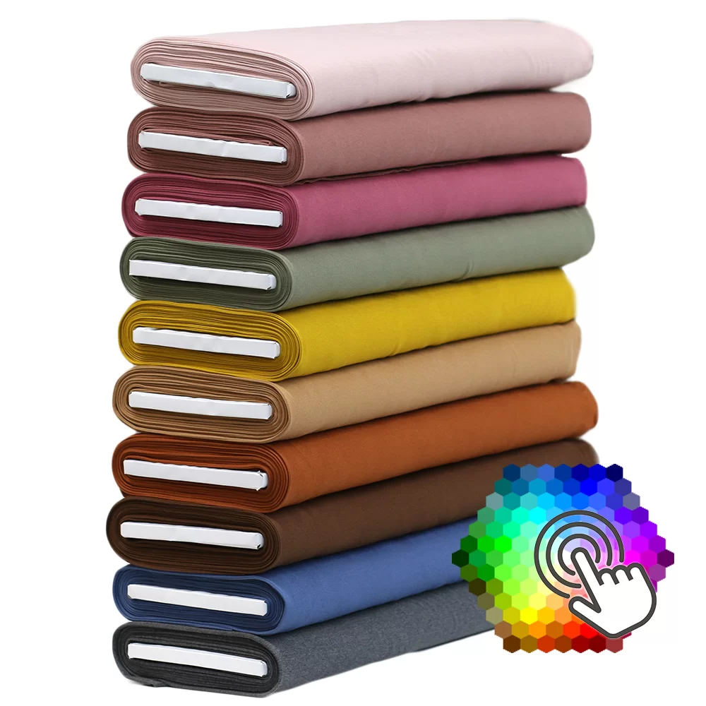 Rib Jersey Stof 10 Kleuren 6 Meter Pakket