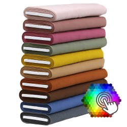 Rib Knit Jersey Fabric 10 Colors 6 Meter Package
