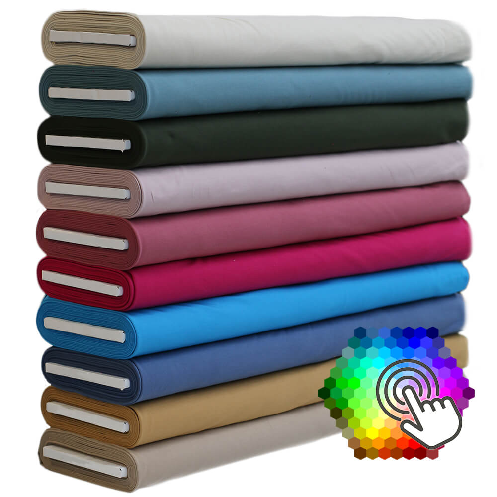 French Terry 10 Farver 6 Meter Pakke 
