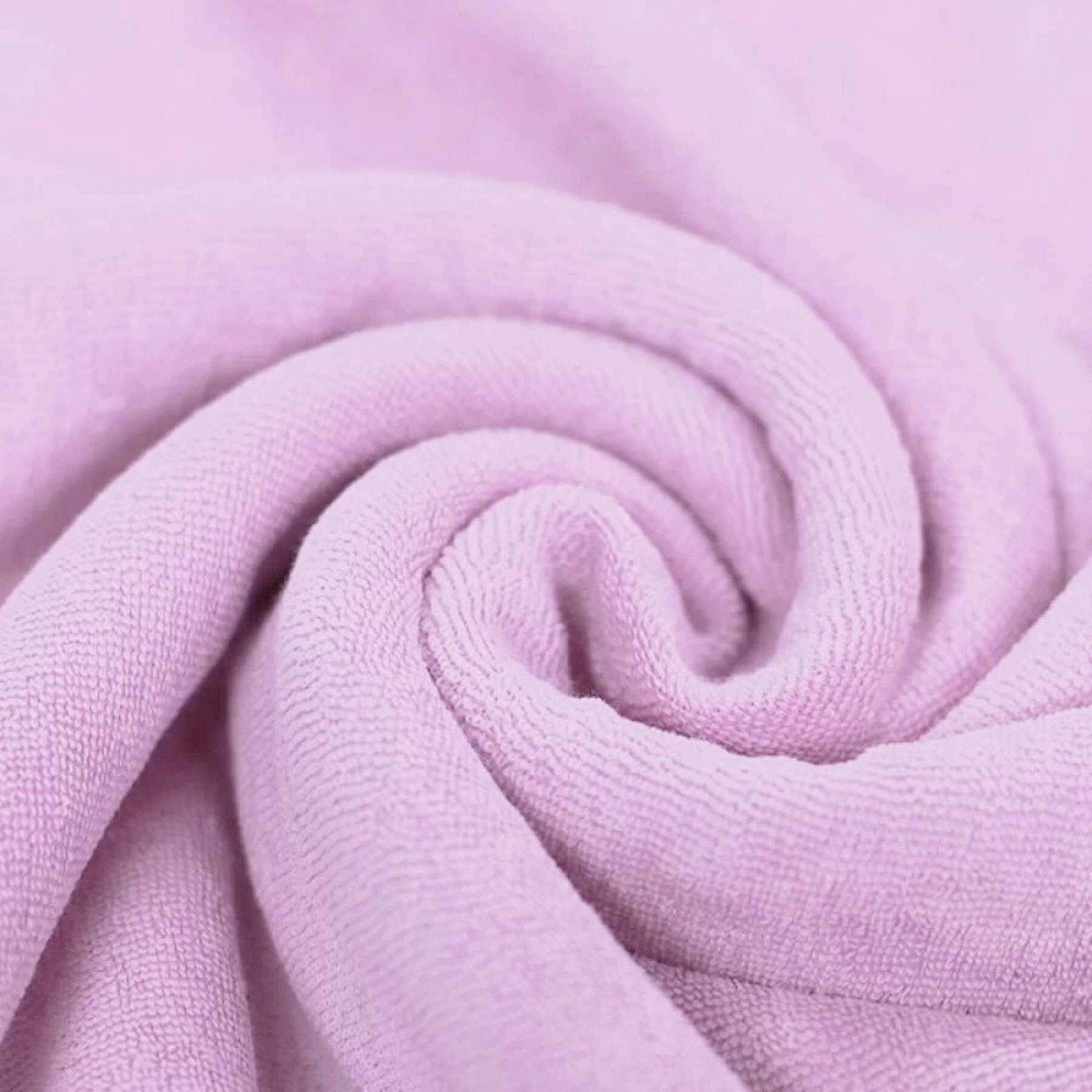 Streak Frotté Stof Pastel Lilla