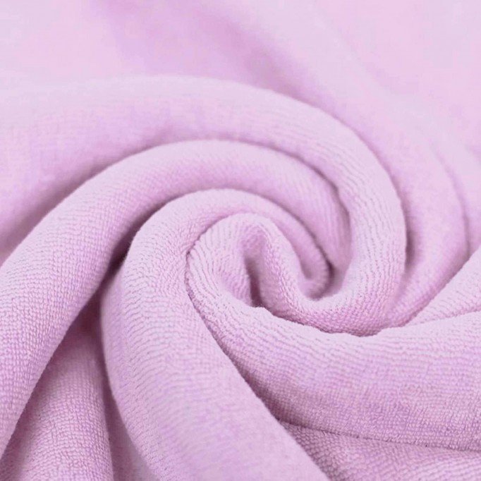 Stretch Badstof Pastel Lila - (Stretch Badstof)