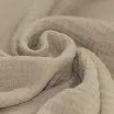 Baumwoll Musselin Stoff Dunkel Beige - (Dekostoffe)