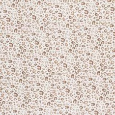Poplin Katoen Digitale Print - Luipaardprint Licht Beige