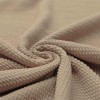 Mini Kabel Motiver Jerseystof Mørk Beige