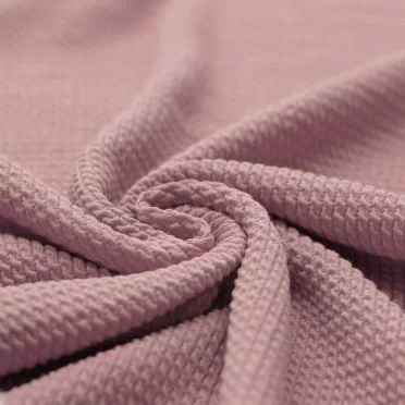 Mini Cable Jersey Fabric Old Pink - (Jersey Fabrics)