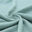 Mini Zopfmuster Jersey Stoff Meer Grün - (Jersey Stoffe)