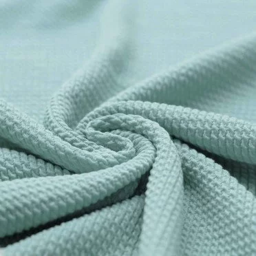 Mini Cable Jersey Fabric Sea Green - (Jersey Fabrics)