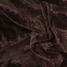 Panne Velvet Fabric Brown