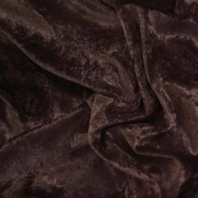 Panne Velvet Fabric Brown - (Panne Velvet Fabric)
