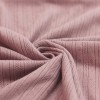 Tessuto A Maglia Pointoille (Strisce) Rosa Antico