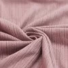 Tessuto A Maglia Pointoille (Strisce) Rosa Antico
