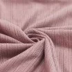 Pointelle Cotton Jersey Fabric (Stripes) Old Pink - (Jersey Fabrics)