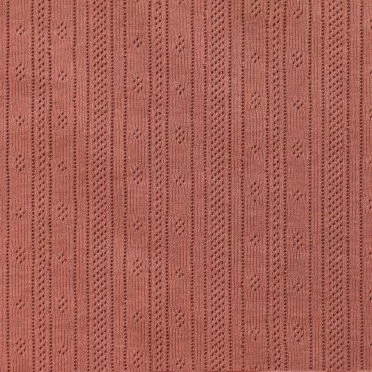Tessuto A Maglia Pointoille (Strisce) Argilla Rosa - (Jersey Tessuti)