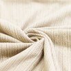 Pointelle Cotton Jersey Fabric (Stripes) Natural Beige  - (Jersey Fabrics)
