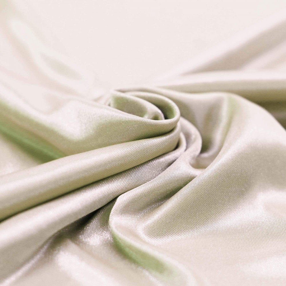 Foring Stof Stræk (Charmeuse) Lys Beige