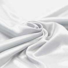 Stretch Lining Fabric (Charmeuse) White