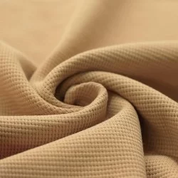 Waffle Knit Jersey Fabric Camel Waffle Knit Jersey Fabric Camel