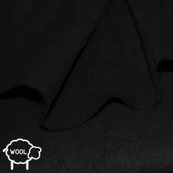 Wollfilz Stoff 3mm Schwarz Wollfilz Stoff 3mm Schwarz