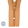 Coil Zipper YKK Camel (086) 15CM Nylon Not Divisible