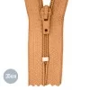 Cerniera Lampo Spirale YKK Cammello (086) 35CM Nylon Non Separabile