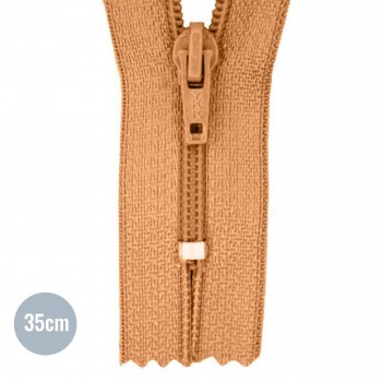 Coil Zipper YKK Camel (086) 35CM Nylon Not Divisible