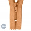 Japonrits YKK Kamel (086) 50CM Nylon Niet Deelbaar Rits YKK Kamel 50CM Nylon - (Niet Deelbare Nylon Ritsen YKK)