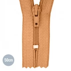 Japonrits YKK Kamel (086) 50CM Nylon Niet Deelbaar Japonrits YKK Kamel (086) 50CM Nylon Niet Deelbaar