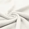 Mini Cable Jersey Fabric Ecru