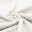 Tessuto Jersey Motivi a Treccia Mini Ecru - (Jersey Tessuti)