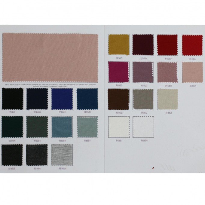 Tissu Punta Di Milano Jersey Carte D'échantillon - (Tissus Jersey)