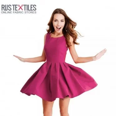 Tissu Punta Di Milano Jersey Fuchsia - (Tissus Jersey)