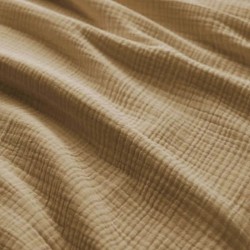 Heavy (Triple Layer) Cotton Gauze Fabric Cacao