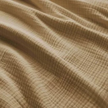 Tessuto Garza Di Cotone Pesante (Triple Layer) Cacao Tessuto Garza Di Cotone Pesante (Triple Layer) Cacao