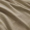 Schwere (Triple Layer) Musselin Stoff Dunkel Beige - (Dekostoffe)