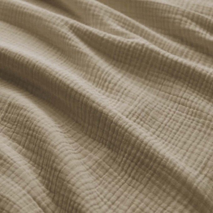 Zware (Triple Layer) Hydrofiel Stof Donker Beige - (Decoratiestoffen)