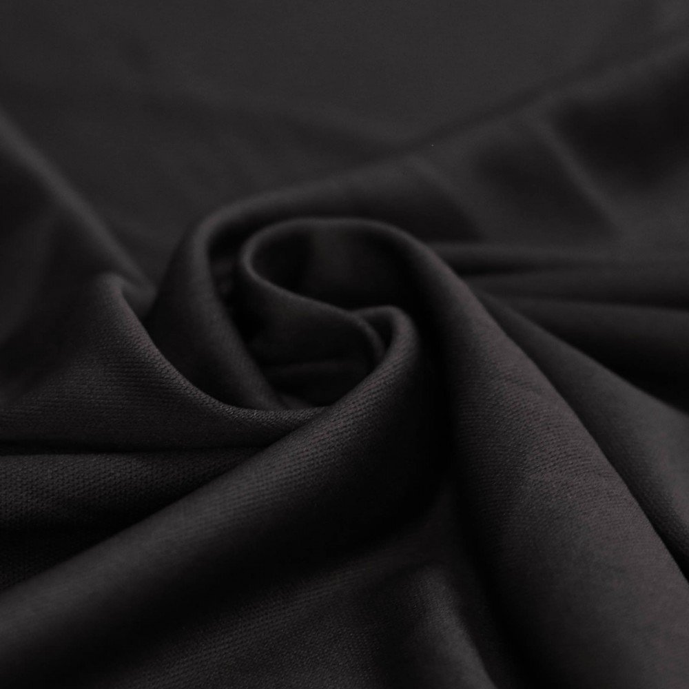 Tricot Foringsstof (Ban-Lon) Sort Tricot Foringsstof (Ban-Lon) Sort
