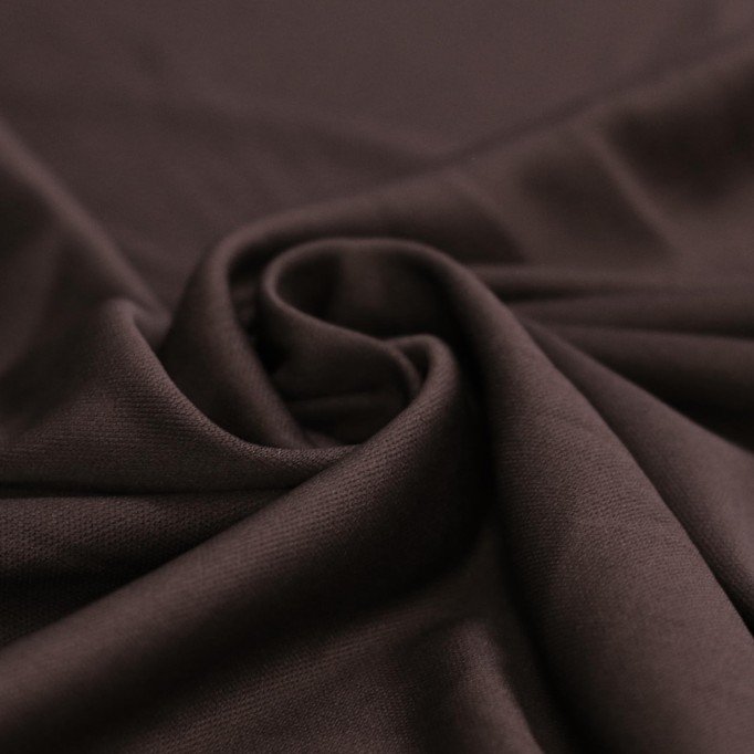 Tricot Lining Fabric (Ban-Lon) Brown - (Stretch Lining Fabric )
