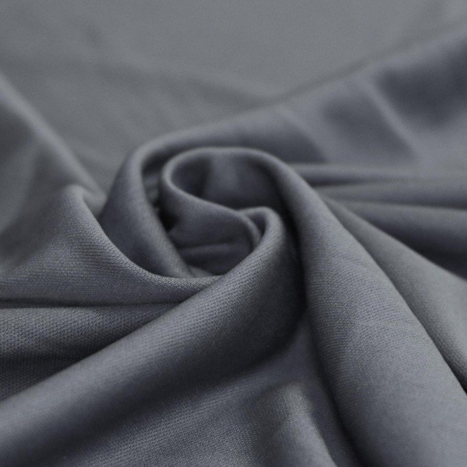 Tissu Tricot Doublure (Ban-Lon) Gris Foncé - (Tissu Doublure Stretch )