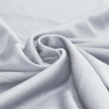 Tricot Foringsstof (Ban-Lon) Lysegrå - (Foring Stof Stræk )