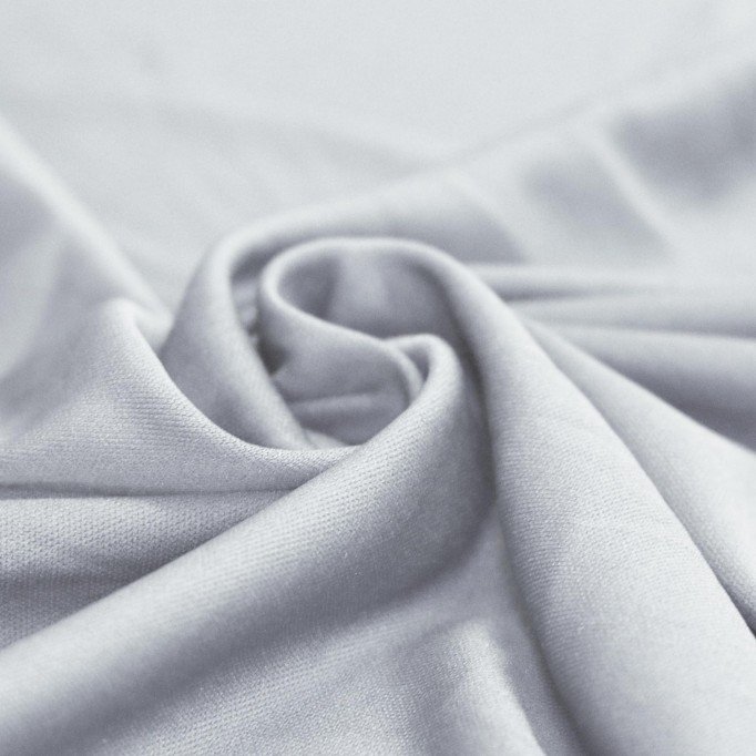 Tricot Voering Stof (Ban-Lon) Licht Grijs - (Stretch Voering)