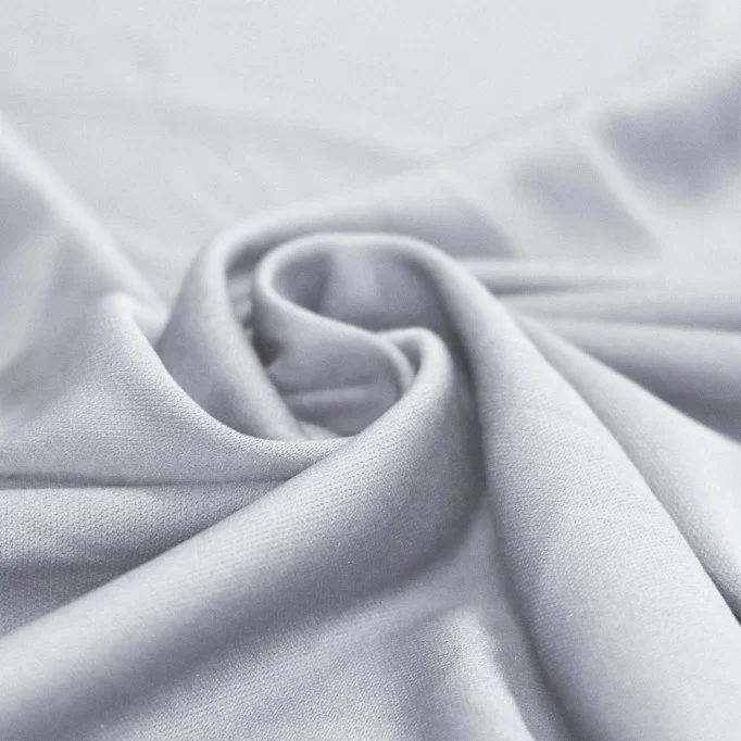 Tricot Voering Stof (Ban-Lon) Licht Grijs - (Stretch Voering)