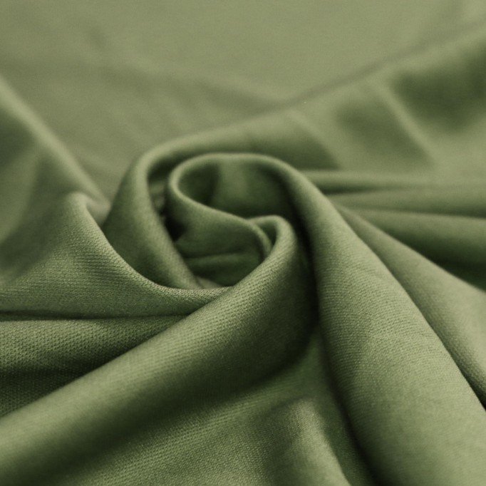 Jersey Futterstoff (Ban-Lon) Olive - (Stretch Futterstoff)