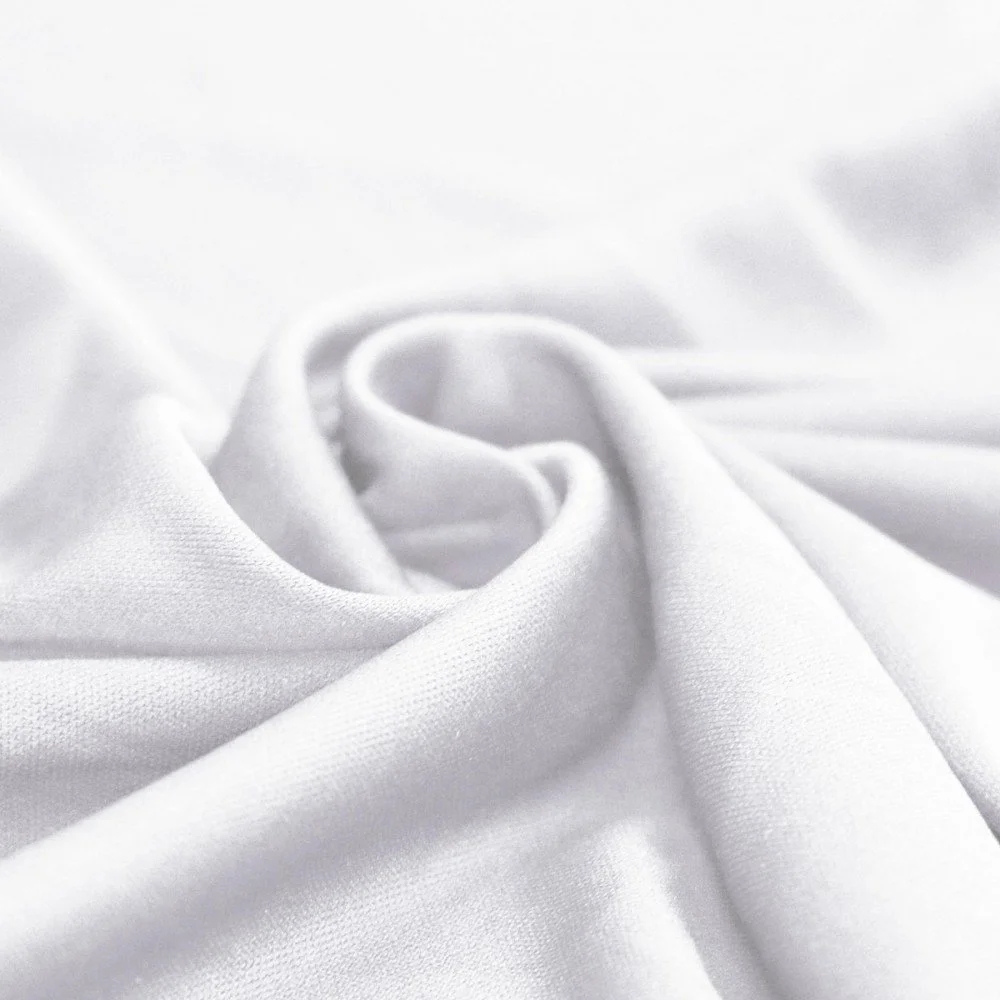 Tricot Lining Fabric (Ban-Lon) White Tricot Lining Fabric (Ban-Lon) White
