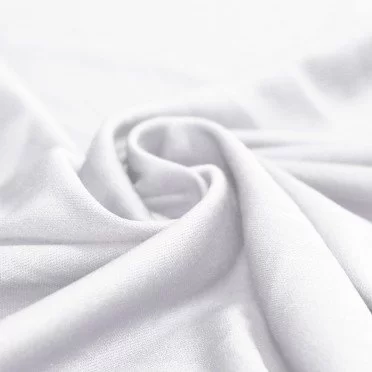 Tricot Lining Fabric (Ban-Lon) White - (Stretch Lining Fabric )