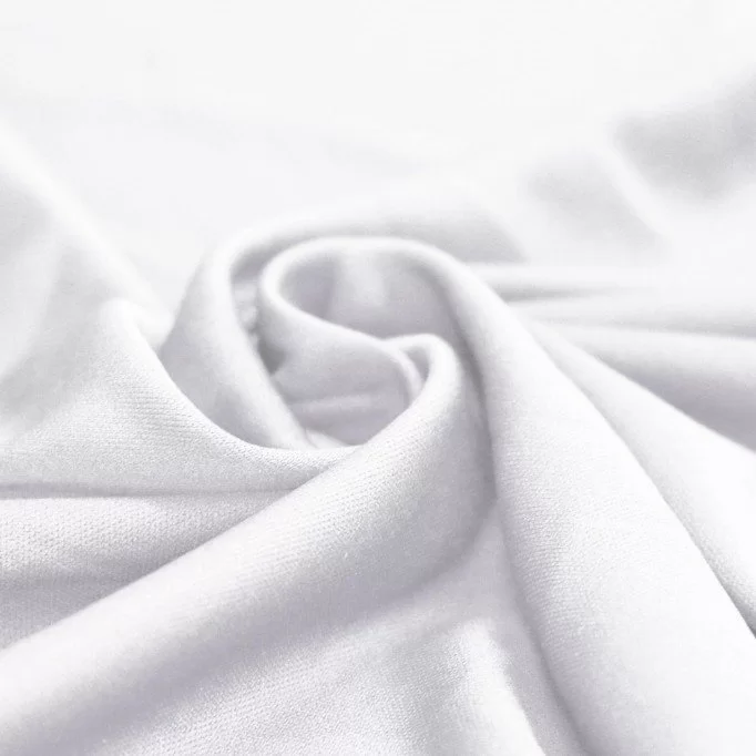 Tricot Voering Stof (Ban-Lon) Wit - (Stretch Voering)