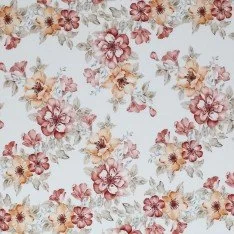 Jersey Di Cotone Stampa Digitale - Fiore Francese Argilla Rosa Jersey Di Cotone Stampa Digitale - Fiore Francese Argilla Rosa